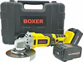 Boxer S-series Accu Haakse Slijper SR-010 24.4V - Ø125 mm - set - 2 accu's - in kunststof koffer