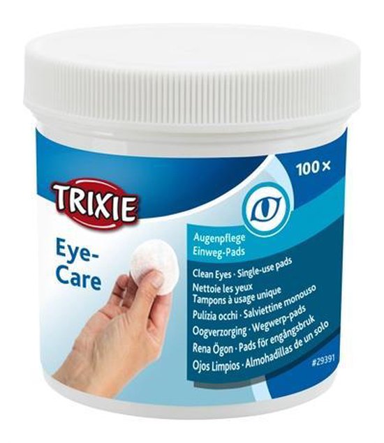 Trixie eye care reinigingspads voor ogen - Default Title