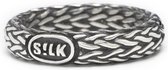 SILK Jewellery - Zilveren Ring - Roots - 242.17 - Maat 17