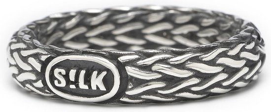 SILK Jewellery - Zilveren Ring - Roots - 242.17 - Maat 17,0