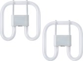 2 stuks Osram CFL Square 28W/835 4P