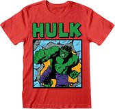 Marvel Hulk Smash - Jongens T-Shirt Rood -3-4 Jaar