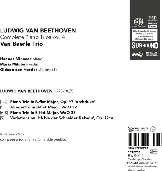 Beethoven: The Complete Piano Trios Vol. 4
