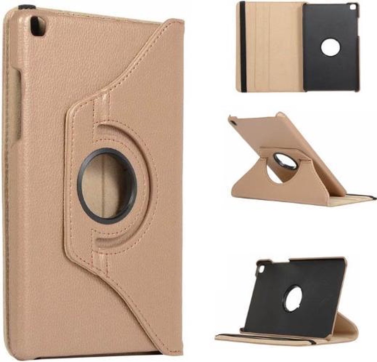 Xssive Tablet Hoes Case Cover - 360° draaibaar voor Samsung Galaxy Tab A 8 inch 2019 T290 - Goud