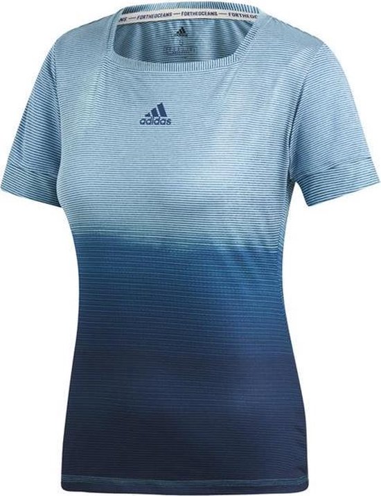 baan Gemakkelijk doel Adidas Tennisshirt Parley dames - maat XS | bol.com