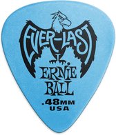 Ernie Ball Plectrum - Everlast - Blauw 0.46mm - 6 stuks