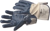 Vloeistofdichte handschoen SW 2874 blauw met kap open rug 10/XL - 6 paar