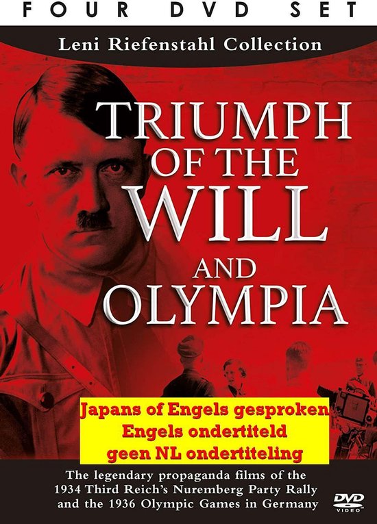 Traditie staan Scherm Leni Riefenstahl's Triumph of the Will (Triumph des Willens) and Olympia [ DVD] [2021]... | bol.com