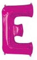 ballon letter E magenta 40 cm (16inch)