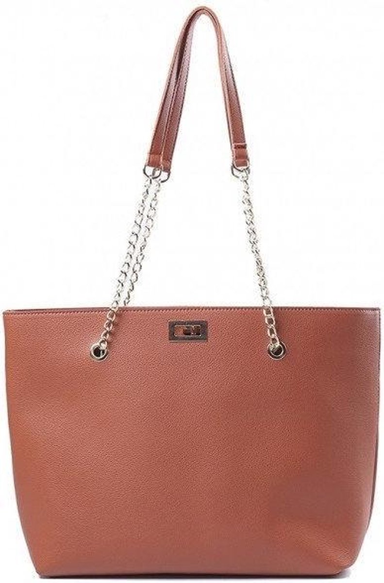 Handtas Shopper - Camel - Dames - cadeau - Moederdag/Valentijn