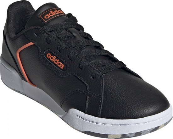 adidas Sneakers - Maat 38 2/3 - Unisex - zwart - oranje | bol.com