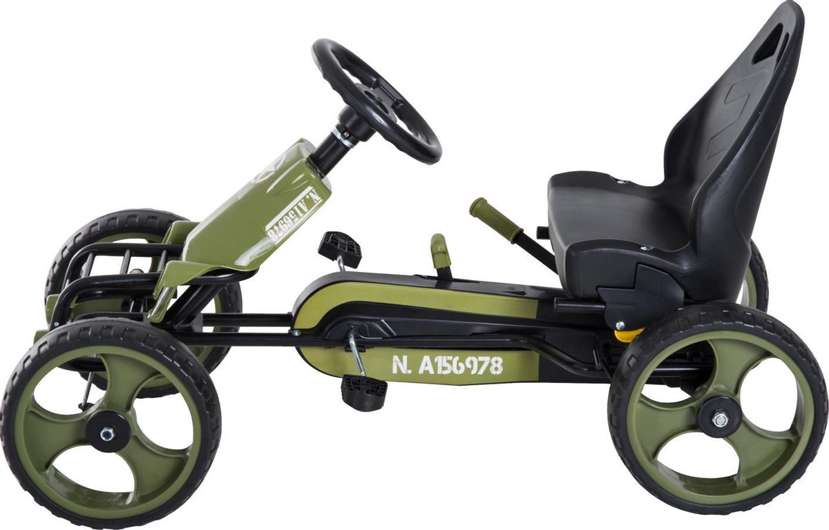 Skelter - Trapauto - Buitenspeelgoed - 3-6 jaar - Groen - 105 x 54 x 61 cm — afbeelding 4