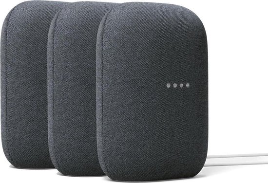 Bdl/Google Nest Audio Charcoal 3-pack
