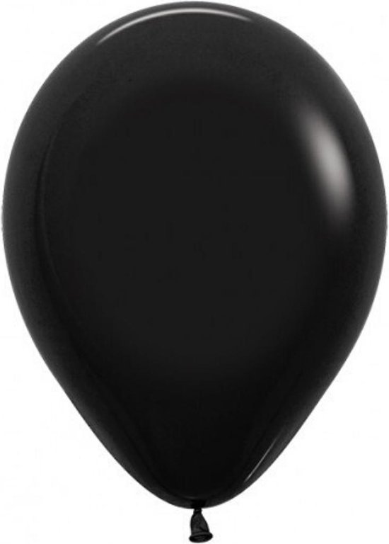 Sempertex ballonnen Fashion Black | 50 stuks | 12 inch | 30cm