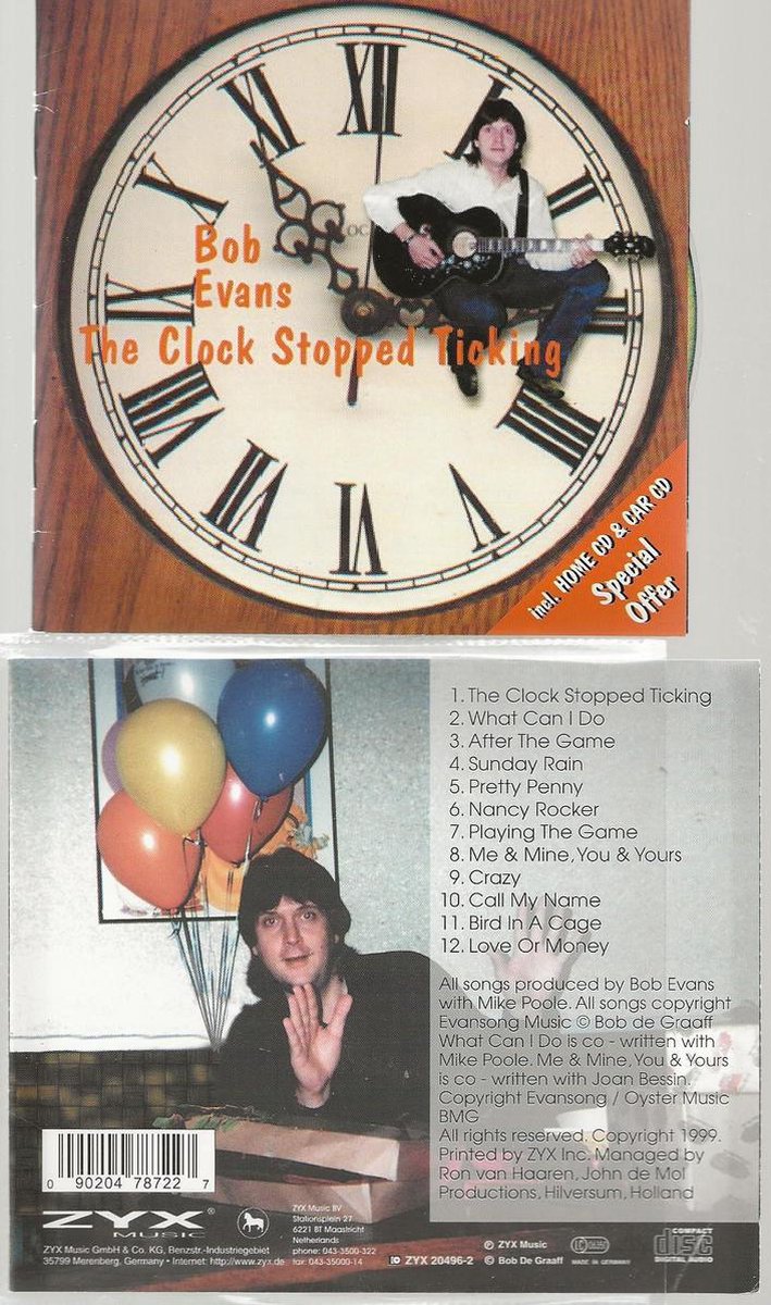 The Clock Stopped Ticking - Bob Evans