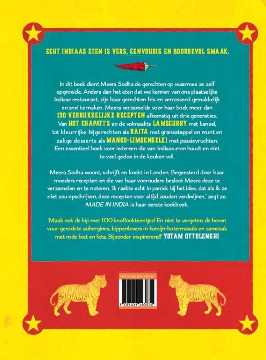 Made in India - back cover