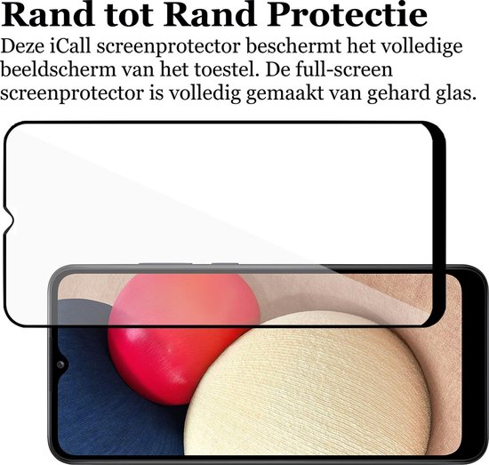 Protection d'écran Samsung A02s - Protection d'écran Samsung Galaxy A02s - Protection d'écran Samsung A02s en verre plein écran - Protection d'écran Samsung A02s - 4x Protection d'écran Samsung A02s