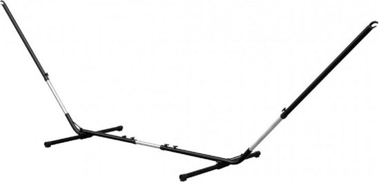 MaxxGarden Hangmat standaard - aanpasbaar - 394x100x146 cm - Zwart