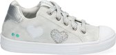 Bunnies JR 221229-791 Meisjes Lage Sneakers - Zilver - Kunststof - Veters