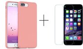 iPhone 7/8 plus hoesje roze - iPhone 7/8 plus siliconen case - hoesje Apple iPhone 7/8 plus roze – iPhone 7/8 plus hoesjes cover hoes - telefoonhoes iPhone 7/8 plus - 1x screenprot