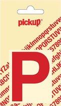 Pickup plakletter Helvetica 60 mm - rood P