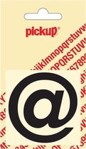 Pickup plakletter Helvetica 60 mm - zwart @