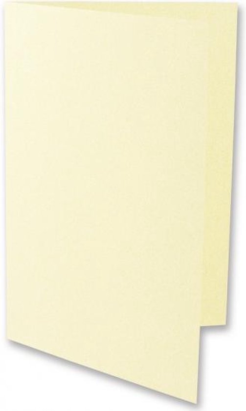 Zuinig onderpand Vlek 15x stuks blanco kaarten ivoor A6 formaat 21 x 14.8 cm -  Scrapbook/uitnodigingen kaarten | bol.com