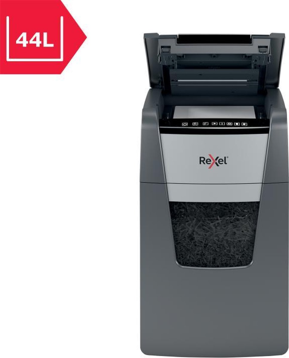 Rexel Optimum Auto+130M Fluisterstille Papierversnipperaar thumbnail 2