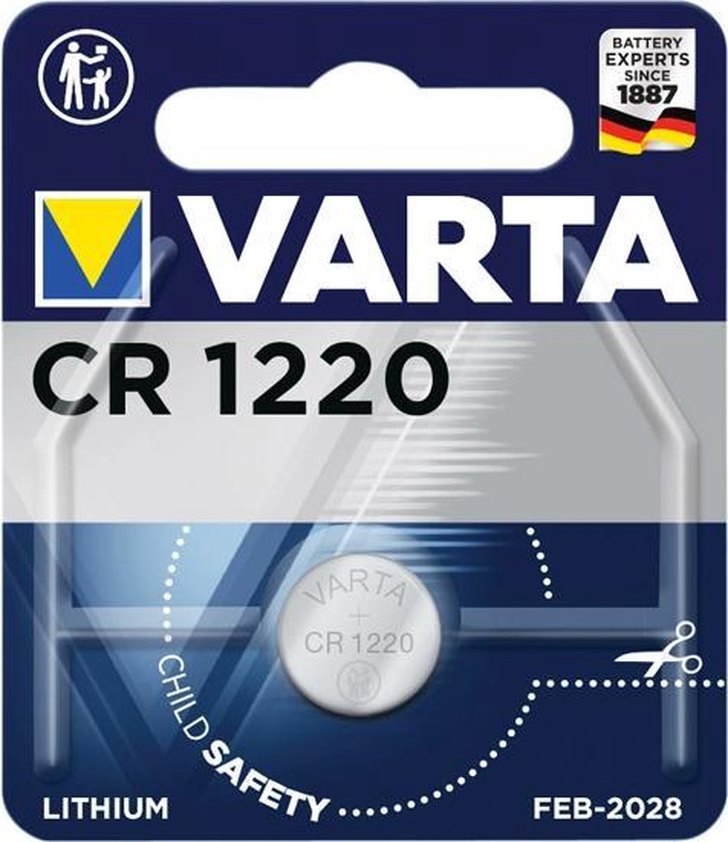 Varta CR1220 Lithium knoopcel-batterij / 1 stuk | bol.com