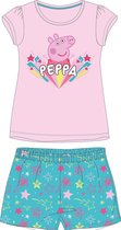 Peppa Pig Kinder Shortama Zomerset Maat 116 LichtRoze/Groen - 1 Stuk