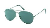 IZZLE Zonnebril Aviator PZ20-004 - Dames/Heren - Polariserend - UV400 - Zwart montuur/Gekleurd glas