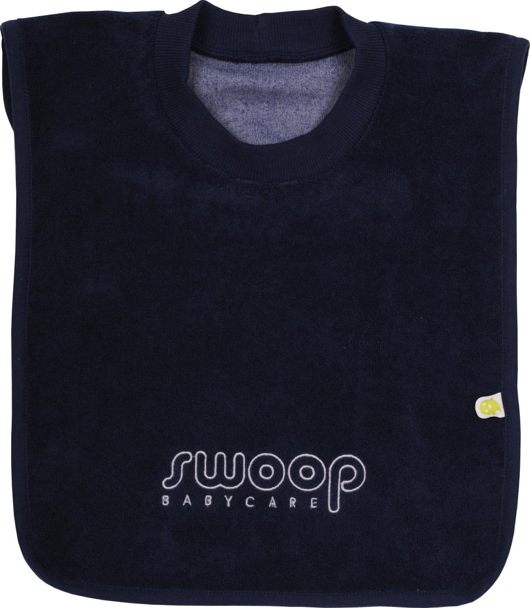 Goedkoopste Swoop - slabbetje - badstof - 30x40 cm - donkerblauw