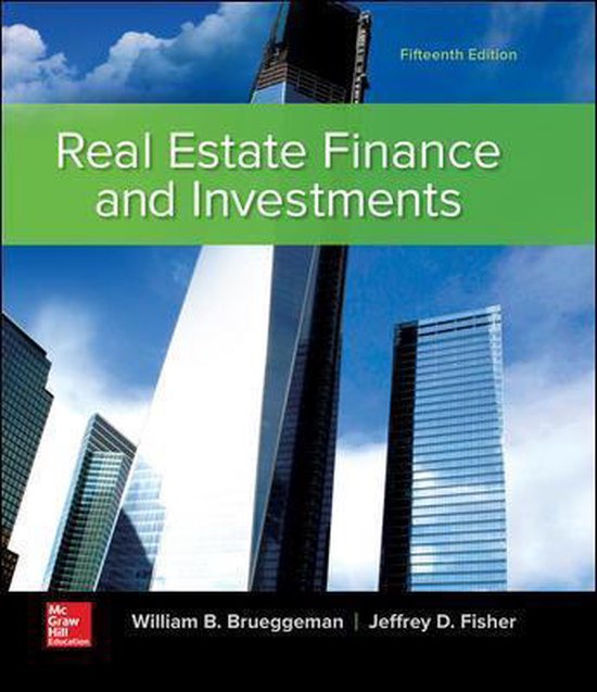 Brueggeman Real Estate Finance And Investments Brueggeman Real Estate Finance And Investments