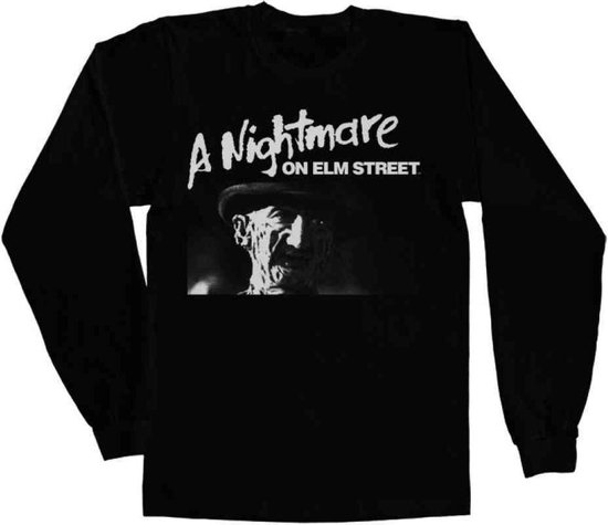 A Nightmare On Elm Street Longsleeve shirt -XL- A Nightmare On Elm Street Zwart