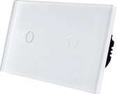 THORN 2 x touch dimmer voor 1 lichtpunt + glasplaat wit