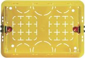 Legrand BTicino doos voor montage in wand/plafond Magic, kunststof, geel, diam 108mm