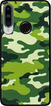 ADEL Siliconen Back Cover Softcase Hoesje Geschikt voor Huawei P30 Lite - Camouflage