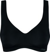 Sloggi Women ZERO Feel Bralette - zachte dames top zonder beugel - zwart - Maat: S