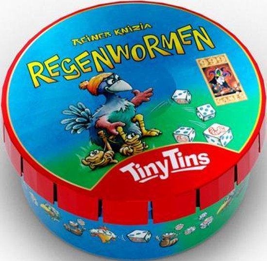 Thumbnail van een extra afbeelding van het spel 999 Games Tiny Tins Regenwormen - Speelgoed - Spellen