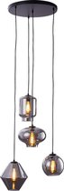 Luxe Industriële Hanglamp - Hanglamp Zwart - Lucide - Multipendels - Lucide Multipendels - Hanglamp - Luxe - Industrieel - Premium - Hanglamp - Eettafel Lamp - Eetkamertafel Lamp - Tafellamp 