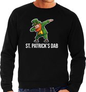 St. Patricks day sweater / trui zwart voor heren - St. Patricks dab - Ierse feest kleding / kostuum/ outfit XL