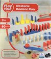 Afbeelding van het spelletje obstacle domino run/ 60 stuks/ vanaf 3 jaar/ hindernis domino/ FSC 100% hout/ wood