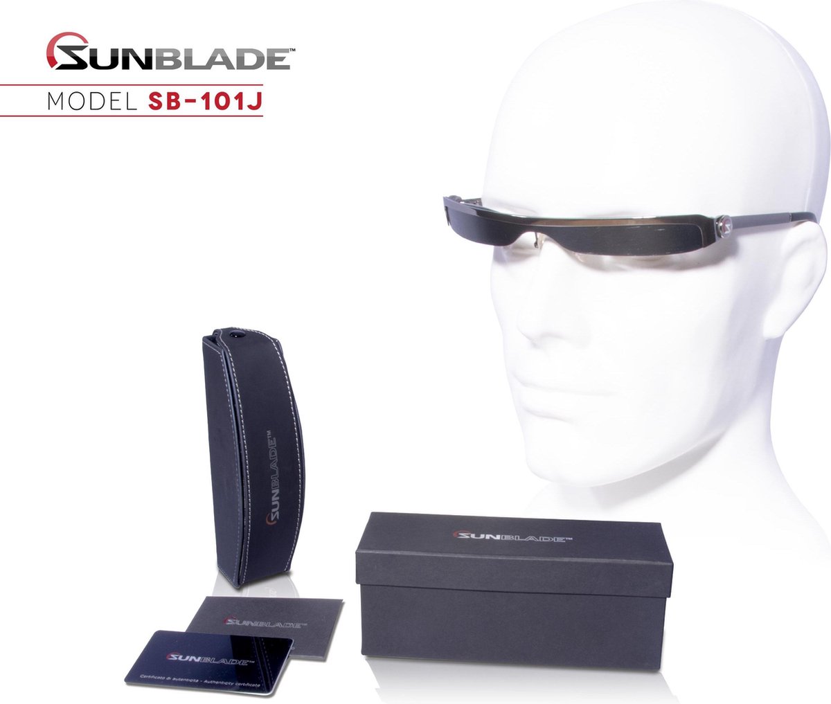 Sunblade SB-101J Fashion - Design zonnebril - Uniek ontwerp zonder glazen!