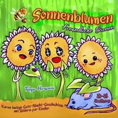 Sonnenblumen. Freundliche Bienen