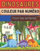 Dinosaures Couleur par numero Pour les enfants 4 a 8 ans