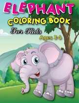 Elephant Coloring Book for Kids Ages 3-6