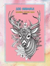 Mandala Coloring Activity Book - 100 Animals