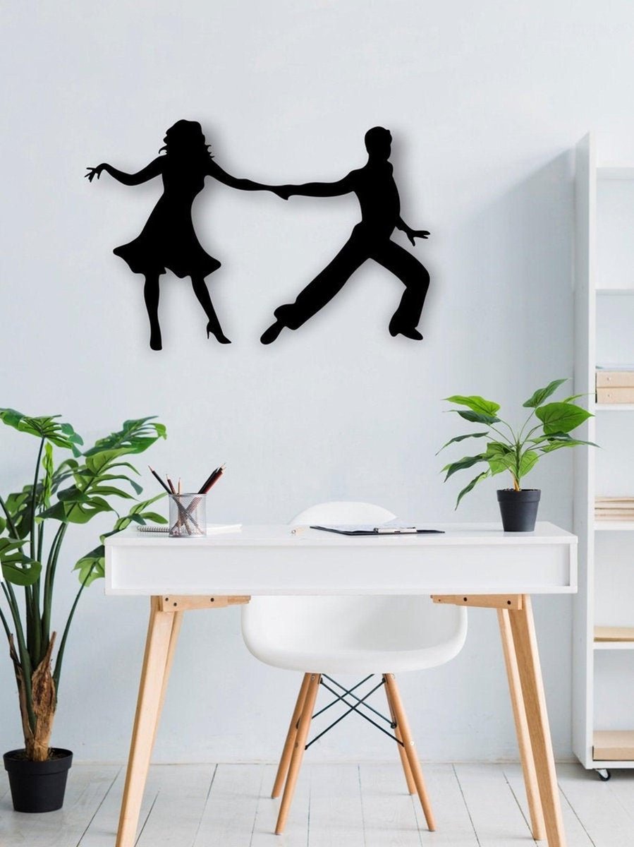 Wanddecoratie Woonkamer Houten Decoratie Dancing Couple