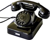 REINER W-48 Echt BAKELIETEN Telefoon - zwart - toonkiezend -2100003