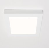 LED's Light All-in-one Inbouw Plafondlamp - vierkant - 3-staps dimbaar - 12W - Ø 17.2 cm
